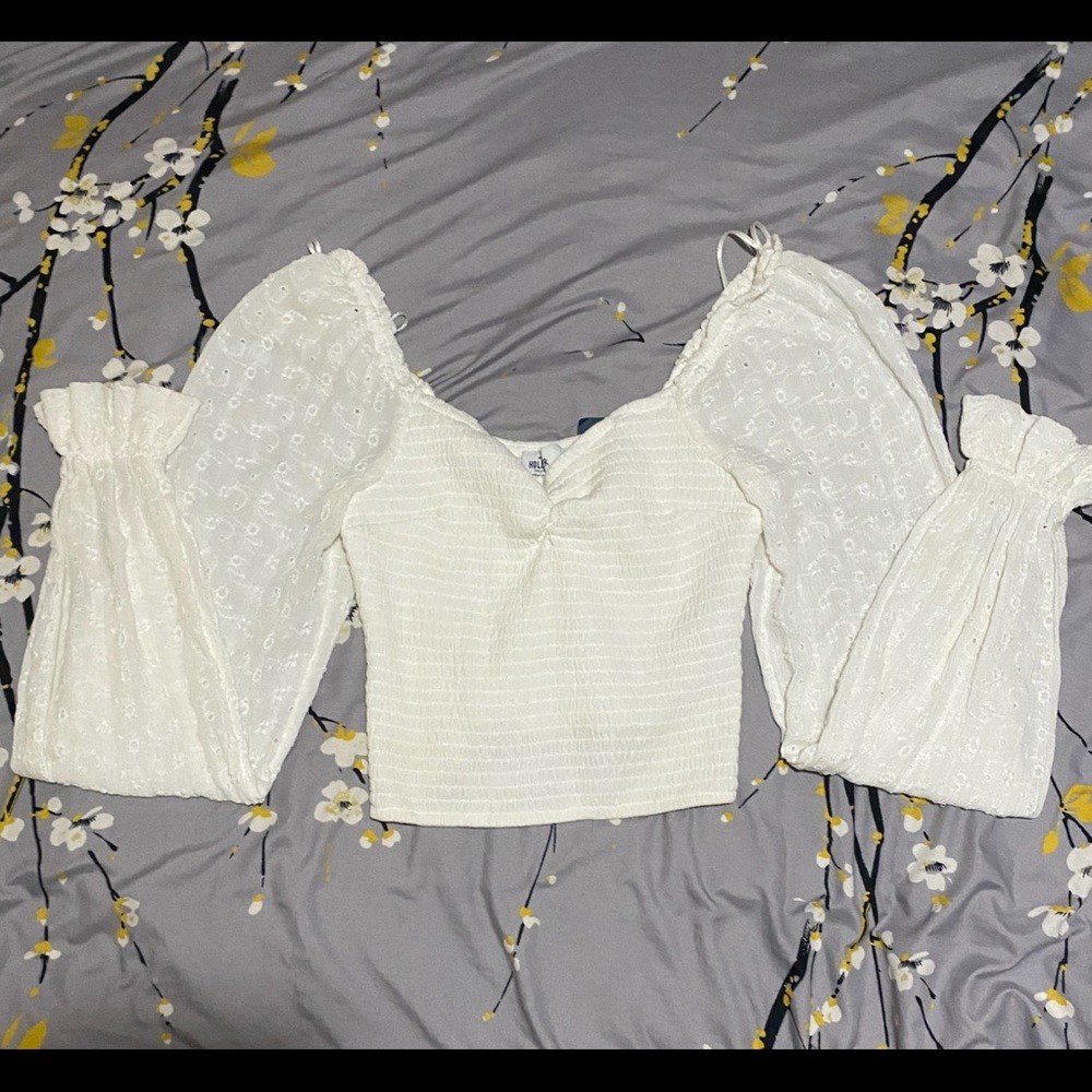 Hollister Long Sleeve Crop Top